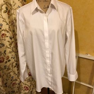 J N Y Signature collection. Easy-care dress shirt.